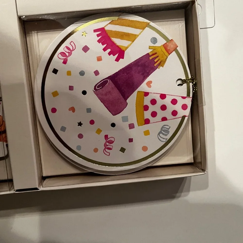 Gift Tags / Birthday Themed‎ (20 Cards / 4 Different Designs / new/gift wrap/x)
